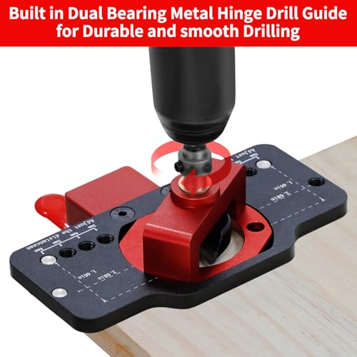 35mm Concealed Hinge Jig with Quick Clamp for Cabinet Doors