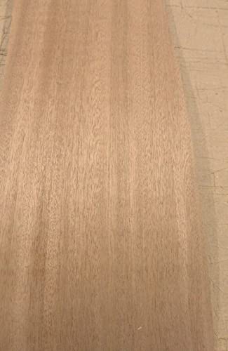 Sapele Ribbon Mahogany Wood Veneer edgebanding 7/8" x 120" with Iron on Adhesive