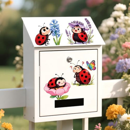 Peacoblue Ladybugs Rub On Transfers for Craft, Transfer Sticker - style: Ladybugs