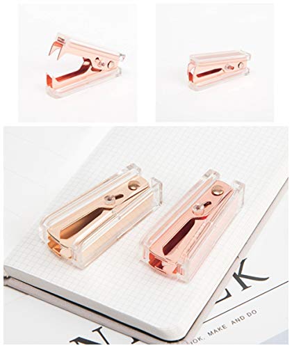 Rose Gold Staple Remover Staples Puller Removal Claw Tool - color: Rose Gold