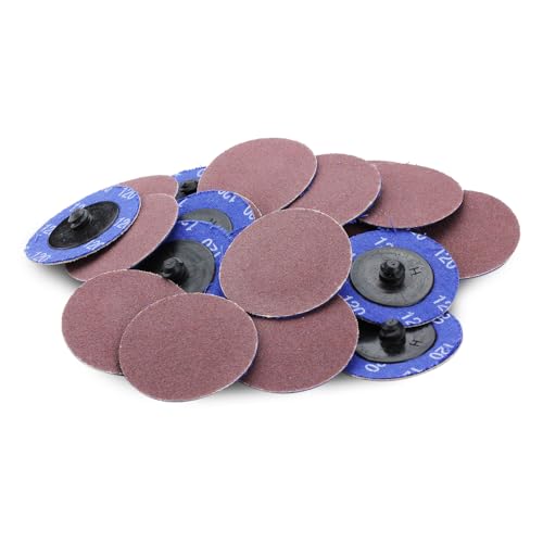 BHA 2" Aluminum Oxide Quick Change Sanding Discs, 120 Grit - 25 Pack - size: 120 Grit