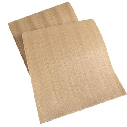 Extra-Wide Natural White Oak (Straight Grain) Veneer Sheets - Perfect for DIY Speaker Renovation and Furniture Restoration - Unfinished Wooden Sticker - 23 x 98 Inch