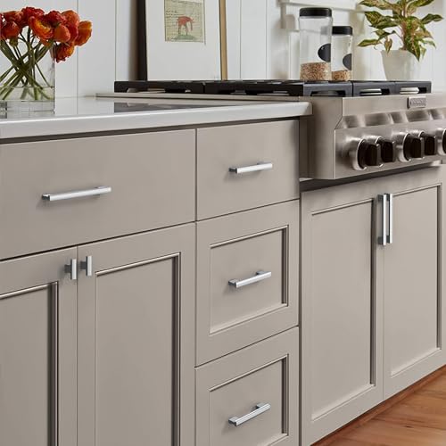 Polished Chrome Cabinet Knobs Round Drawer Pulls 12 Pack - color: Polished Chrome, size: 2 Inch Diameter