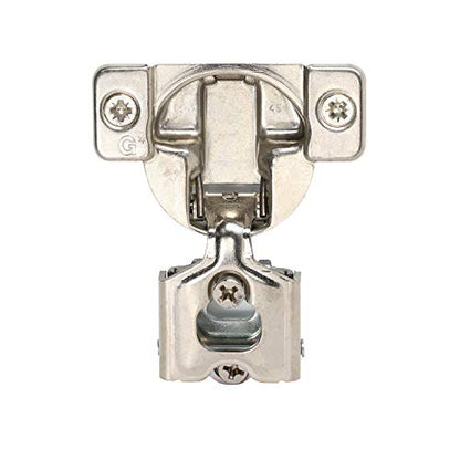 2 Pack Rok Hardware Grass TEC 864 108 Degree 7/16" (11mm) Overlay SELF Close Press in Dowel Compact Cabinet Hinge 45mm Screw Hole Pattern, G04728-16