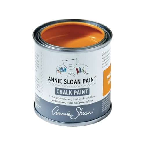 Annie Sloan Chalk Paint® (Barcelona Orange, 120 ml/4.06 Fl Oz) a unique decorative paint for furniture, cabinets and home décor with no sanding or priming - color: Barcelona Orange, size: 4 Fl Oz (Pack of 1)
