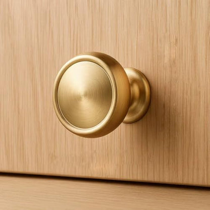 10 Pack Champagne Bronze Cabinet Knobs, 1-1/4 Inch Zinc Alloy Knob - color: Champagne Bronze