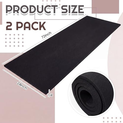 Amylove 1 Pack Upholstery Foam Sheet, 1/4" X 24" X 72",Black - color: Black, size: 1/4" X 24" X 72"