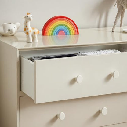 Ravinte Cabinet Knobs, 10 Pack White Dresser Drawer Pulls, 1-1/5 Inch - color: White