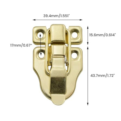 SDTC Tech 2-Pack Antique Duckbilled Toggle Latch Gold