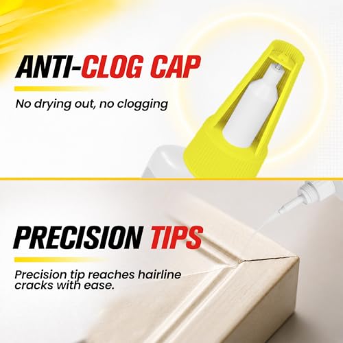 Thick Super Glue 60g(2.12 oz) Gap Filling CA Glue for Wood Ceramic Plastic - size: 2oz, style: Thick