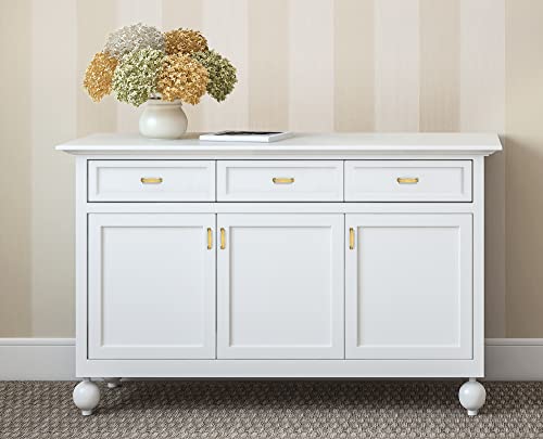 Ravinte Gold Cabinet Handles Solid Cabinet Pulls, 3 Inch CC, 30 Pack - color: Brushed Brass