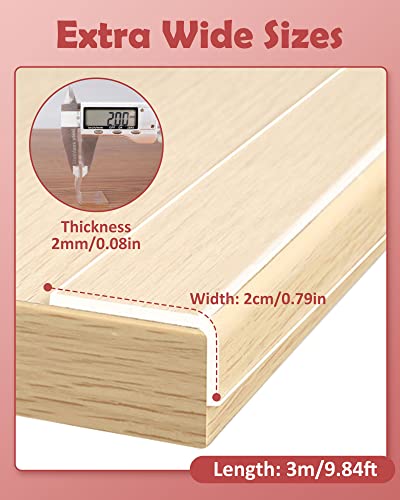 Corner Protector Baby Proofing Clear Edge Protector Furniture 9.84ft - size: 0.8in x 9.84ft