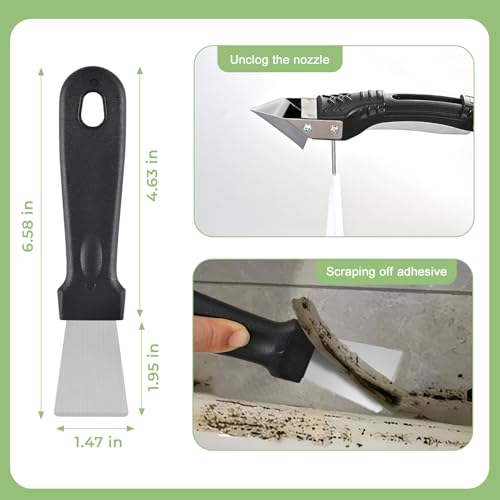 Silicone Caulking Tool Kit, Caulk Remover & Grout Removal Tool