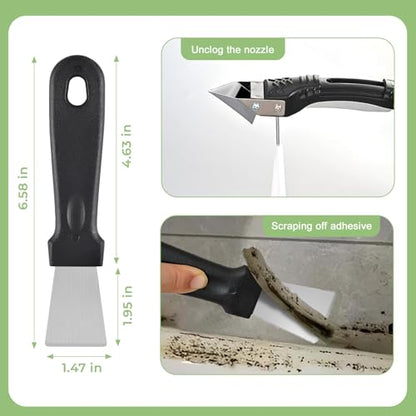 Silicone Caulking Tool Kit, Caulk Remover & Grout Removal Tool