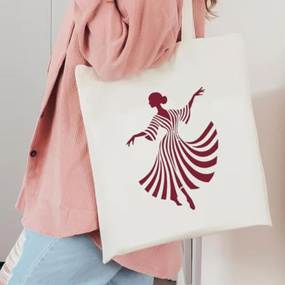 FINGERINSPIRE 4 Pcs Line Dance Figure Painting Stencil with Paintbrush 11.7x8.3inch Reusable Dancers Silhouette Stencil Reusable Plastic Template for Wood Wall Furniture Home Gift Decoration - style: Line Dance Figure
