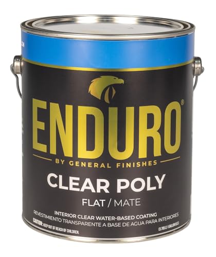 General Finishes Enduro Water Based Clear Poly, 1 Gallon, Flat - color: Flat, size: 1 Gallon