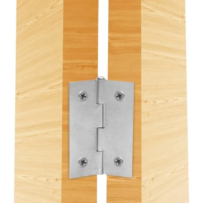 Piutouyar 12 Pack Butt Hinge 2 Inch Mini Hinges, Silver - size: 2 Inch