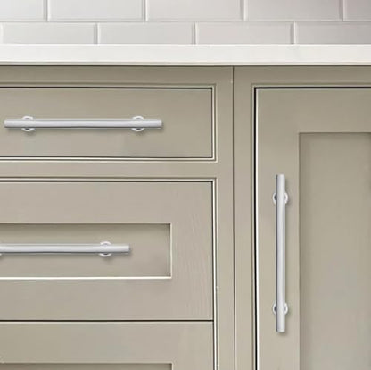khtumeware 10 Pack 3 Inch(76mm) Polished Chrome Cabinet Pulls Kitchen Solid Heavy Duty Cabinet Pulls Kitchen Cabinet Hardware for Cupboard Drawer Handles Dresser Pulls - color: Polished Chrome, size: 3"(76mm) Hole Center