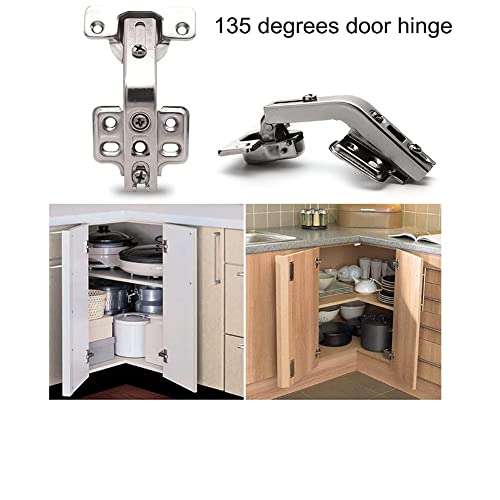 KAFENDA 2PCE DTC135°Corner Cabinet Replacement Hinge DTC 135°Cabinet Hinge - color: 135 degree hinge