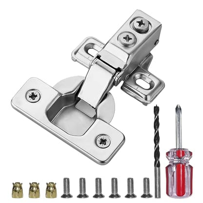 6 Pairs 12 Packs Full Overlay Soft Close Cabinet Hinges 3/4 inch Face Frame Soft Close Hinges with Hydraulic Damper Concealed 3D Adjustable for Face Frame&Frameless Cabinets