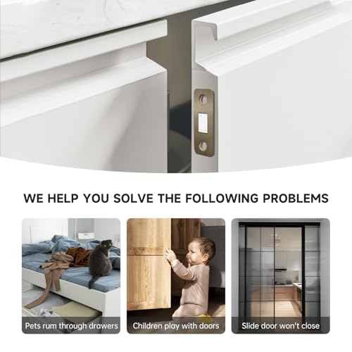 8Pack Cabinet Magnets for Door Closure Bronze Magnetic Door Latch Magnetic Cabinet Locks YY012-8 - size: 8Pack