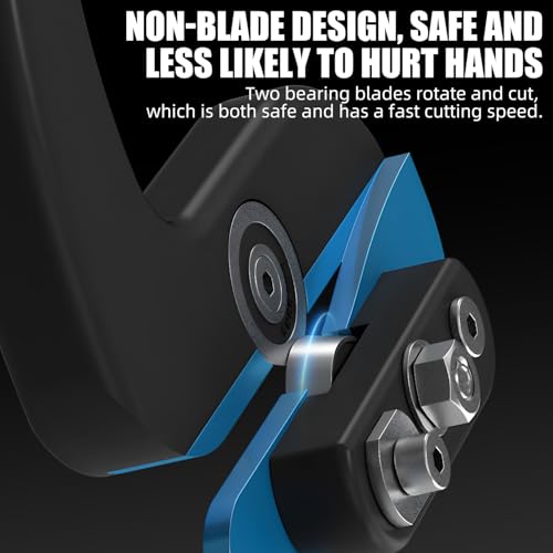 Edge Banding Trimmer Tool - Dual Offset Bearings for Safe, Precision Triming, Wood Veneer Cutter with Ergonomic Handle, Manual Edge Cutter for PVC/ACP/Melamine/Vinyl Laminate 0.3mm-2.5mm