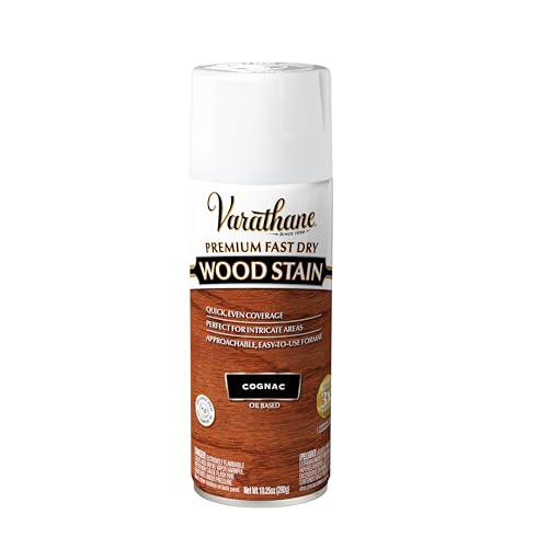 Varathane Premium Fast Dry Cognac Wood Stain Spray - color: Cognac, size: 10.25 Ounce (Pack of 1)