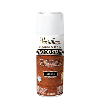 Varathane Premium Fast Dry Cognac Wood Stain Spray - color: Cognac, size: 10.25 Ounce (Pack of 1)
