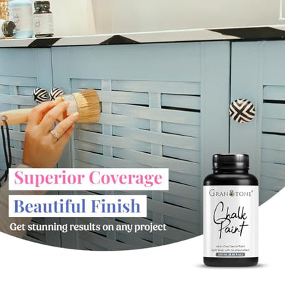 GRANOTONE Chalk Paint Black 4.1 fl oz 120 ml - color: BLACK, size: 4.1 Fl Oz