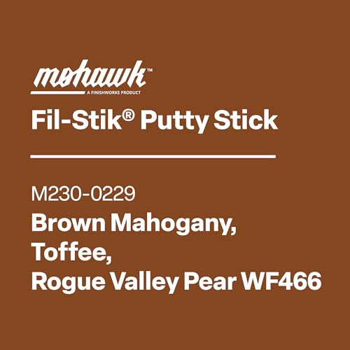 Mohawk Fil-Stik, Wax Putty Stick for Wood Repair, Brown Mahogany, Toffee, M230-0229, 1 Count