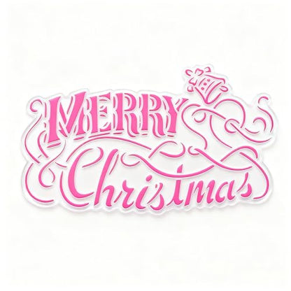 TIAMECH A4 Reusable Merry Christmas Stencil for Painting - style: Merry Christmas Words