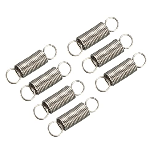 METALLIXITY Extension Spring (0.4x4x15mm/0.016"x0.16"x0.59") 15Pcs, Stainless Steel Tension Spring Wire - for Home Repair Construction Machinery - size: 0.016"x0.16"x0.59"