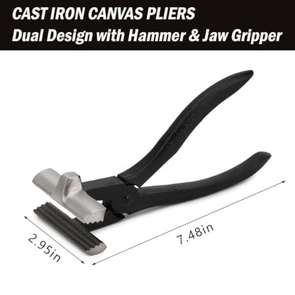 Rongon Canvas Stretcher, Metal Canvas Plier for Art Oil Framing Tool