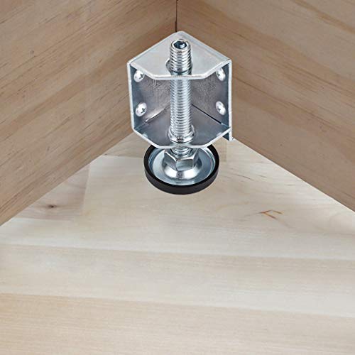 OwnMy Heavy Duty Adjustable Leveling Feet Corner Protector Guard Brackets