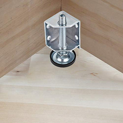 OwnMy Heavy Duty Adjustable Leveling Feet Corner Protector Guard Brackets