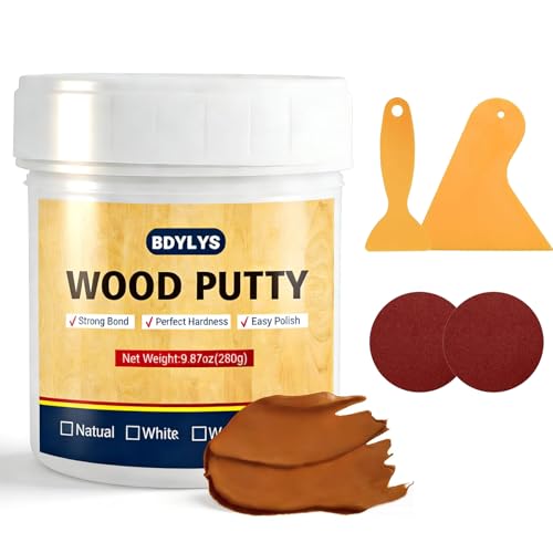 Walnut Wood Filler, 9.87 oz Wood Putty Furniture Repair Kit - color: Walnut