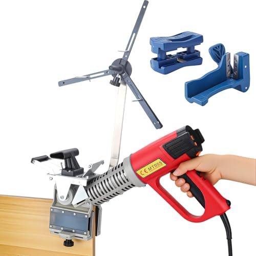 Edge Bander Woodworking Edge Banding Machine,110V Portable 2000W Edge Bander for Straight & Curved Edges, with Temperature Control