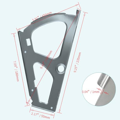 1 Layers Shoe Cabinet Hinges Flip Frames, Grey, 1 Pair - color: Gray, size: 1 Layers