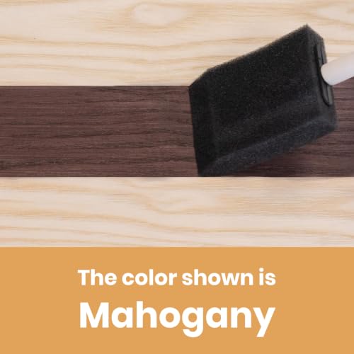 Furniture Clinic Wood Stain, Water-Based & Fast Drying, Mahogany - color: Mahogany, size: 250ml / 8.5 Fl Oz
