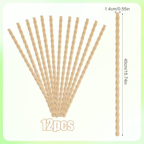 12pcs Decorative Wood Trim, 15.74in Wall Beaded Molding Strips Trim Unfinished 3D Line Bobbin Scalloped Moulding Appliques for DIY Edge Home Decor Wall Cabinet Shelf Window Door Furniture (Style 2) - style: Style 2