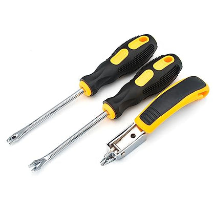 Heavy Duty Staple Remover for Upholstery (3 in 1 Kit)