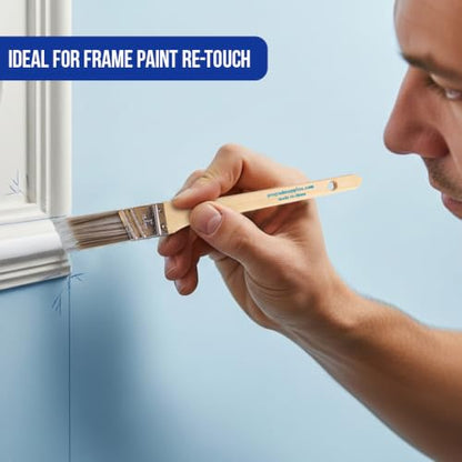Pro Grade Paint Brushes, 1 Inch Angle Paint Brush, Walls & Trim, 12 Pack
