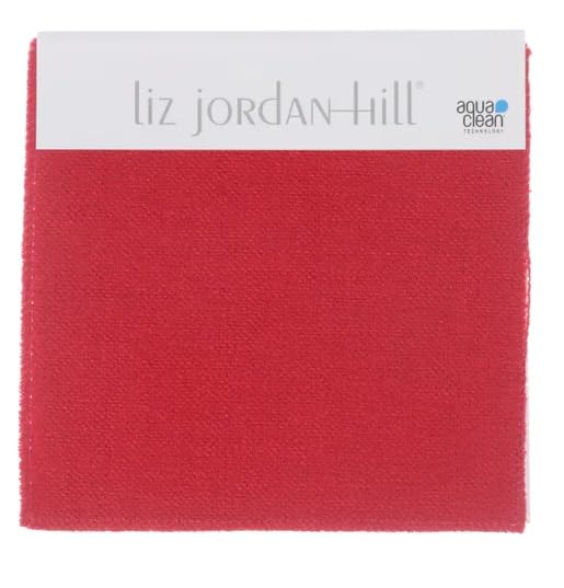 Liz Jordan Hill Luxury Chenille Upholstery Fabric AC Spirit, Cayenne 38 - color: Cayenne 38, size: 4 in X 4 in Sample Continuous Yards