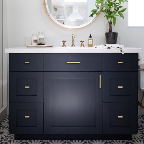 Brushed Gold Cabinet Knobs Round Drawer Pulls 12 Pack - color: Matte Gold, size: 2 Inch Diameter