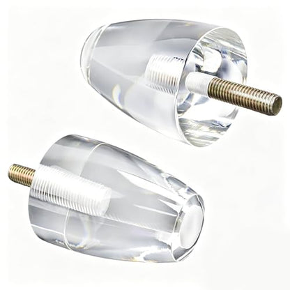 Clear Acrylic Furniture Legs, 2.8 Inch Height, 4Pcs - size: H 2.8 Inch