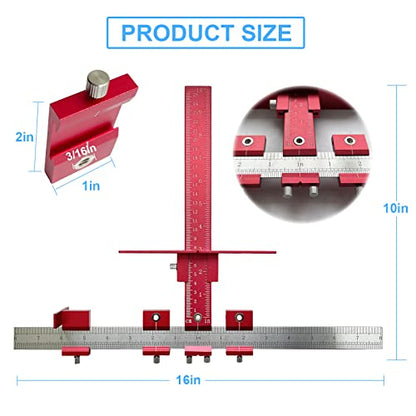 Cabinet Hardware Jig Tool for Installing Drawers Pulls Door Handle
