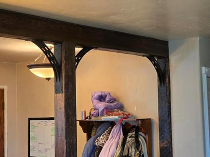24"x15"x4" Heavy Duty Shelf Brackets, Max Load 1100 LBS, Premium Alloy Metal Mantel Brackets - Countertop Support - Set of 2 - size: 24 inch x 15 inch