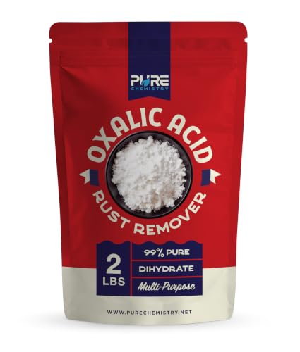 Ecoxall Oxalic Acid Fine Powder, 99% Pure, 2 lbs (32 oz), Pack of 1 - size: 32 Ounce (Pack of 1)