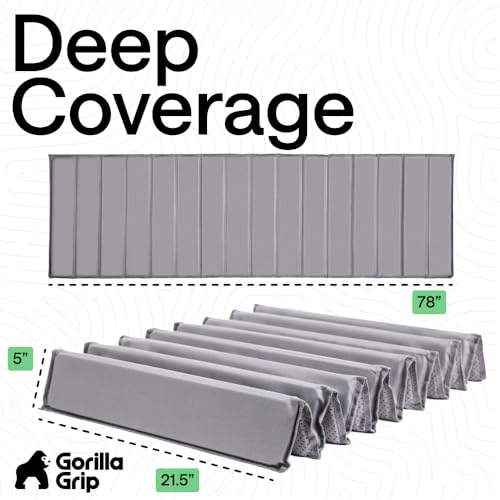 GORILLA GRIP Couch Cushion Support Board for Sagging Sofas, 21.5x78 Gray - size: 21.5" x 78" Oversized Sofa