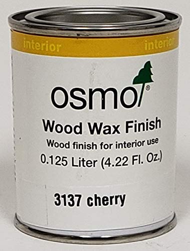 Osmo Wood Wax Finish Transparent, 3137 Cherry - .125 Liter - color: Cherry, size: .125 Liter